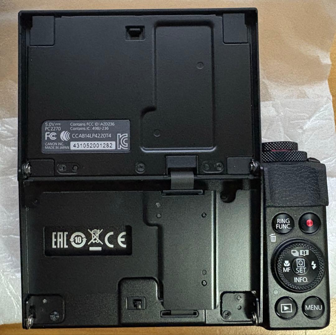 【美品/動作確認済】Canon Powershot G7 X Mark II