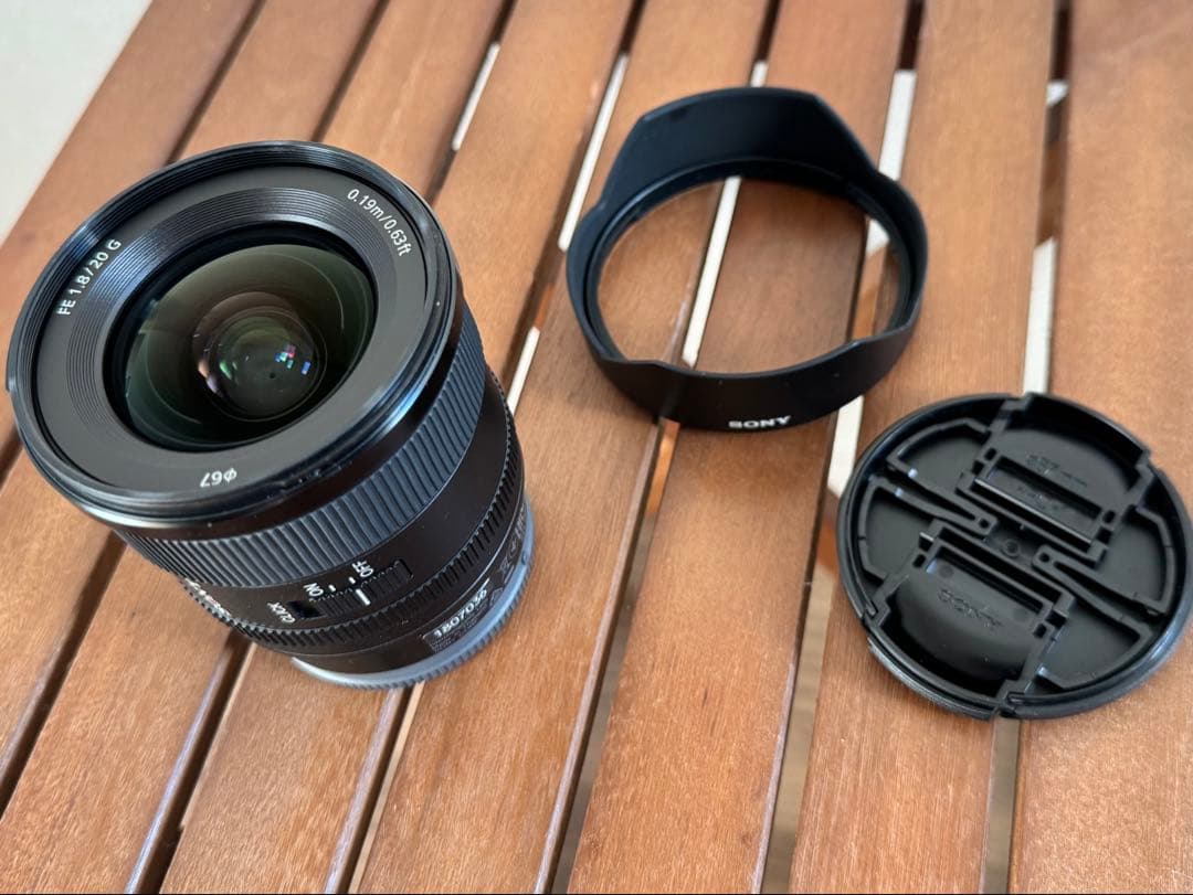 Sony FE 20mm F1.8 G レンズ SEL20F18G