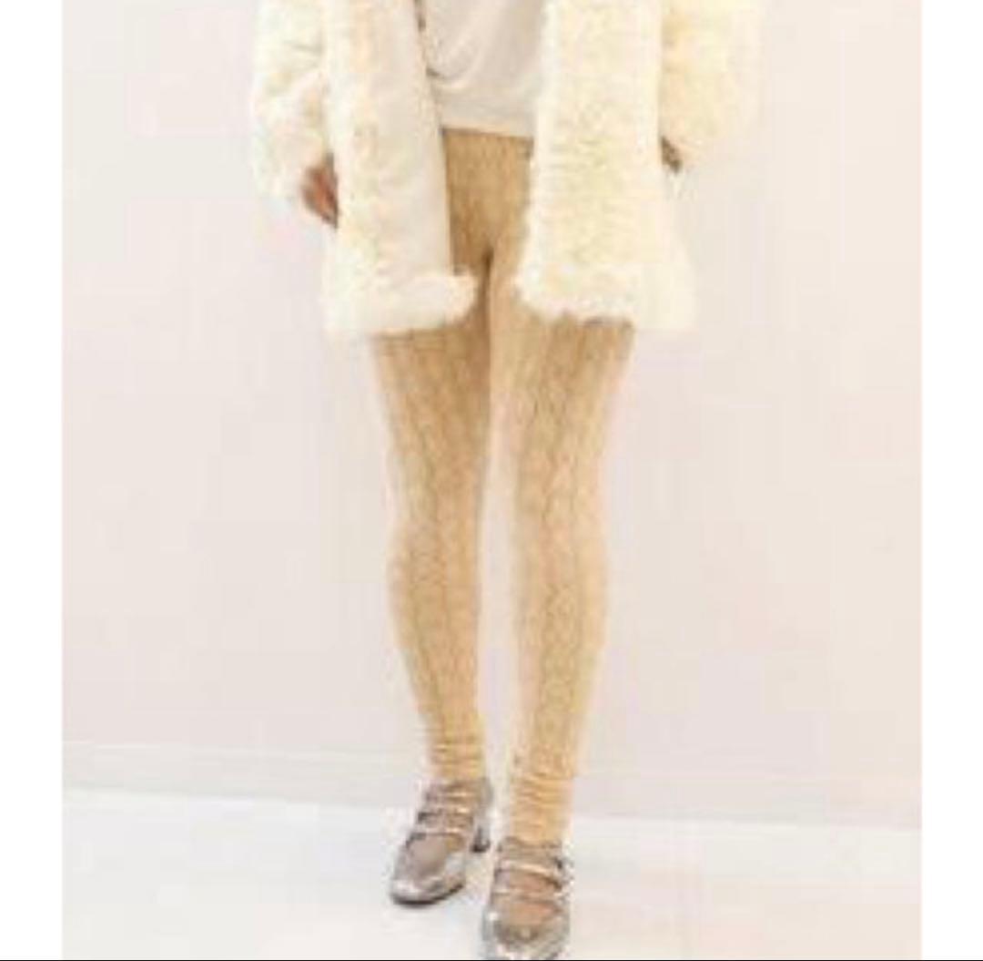 定価50,000円程　babaco レースニットレギンス