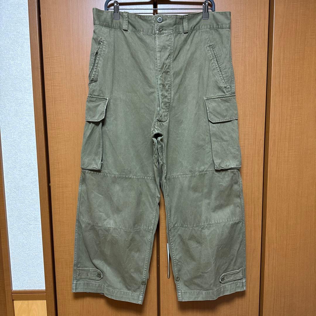 【SALE】【希少】50s フランス軍 M47 パンツ 移行期型