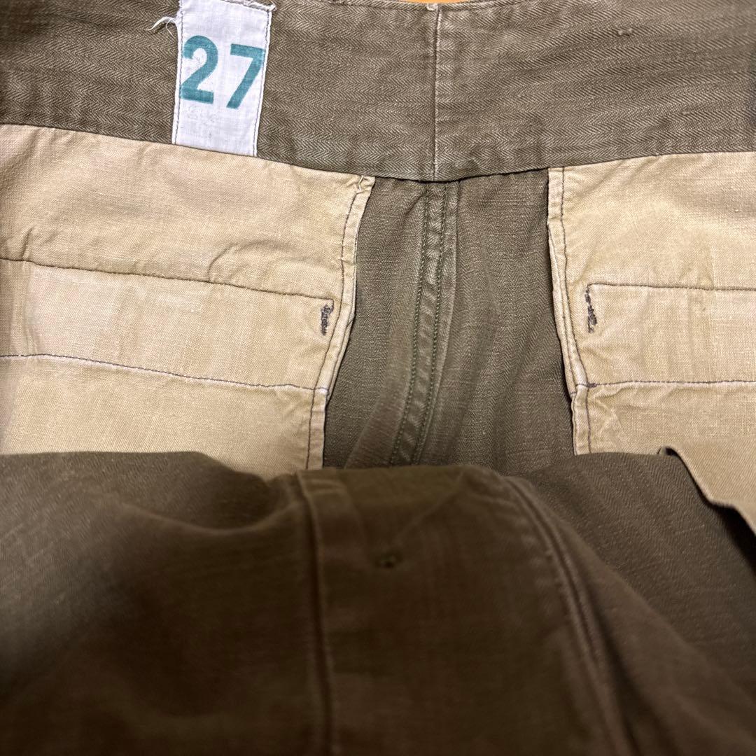 【SALE】【希少】50s フランス軍 M47 パンツ 移行期型
