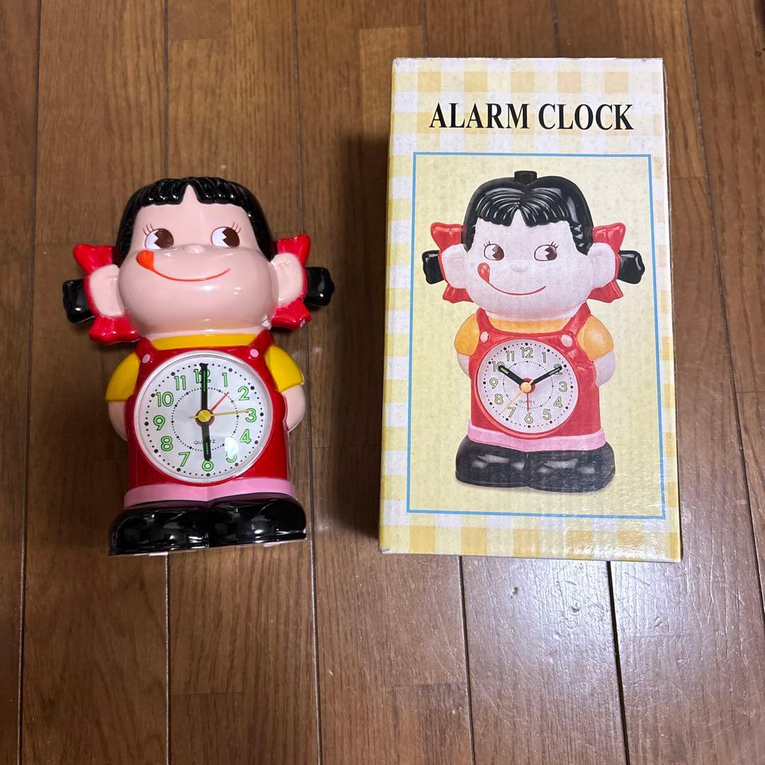 ぺこちゃん目覚まし時計　レトロ