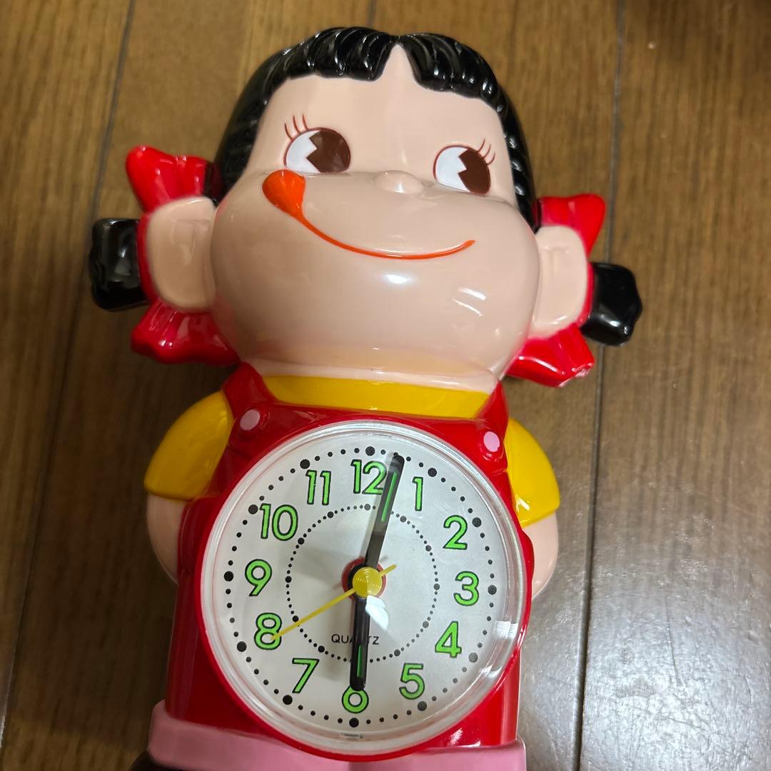 ぺこちゃん目覚まし時計　レトロ