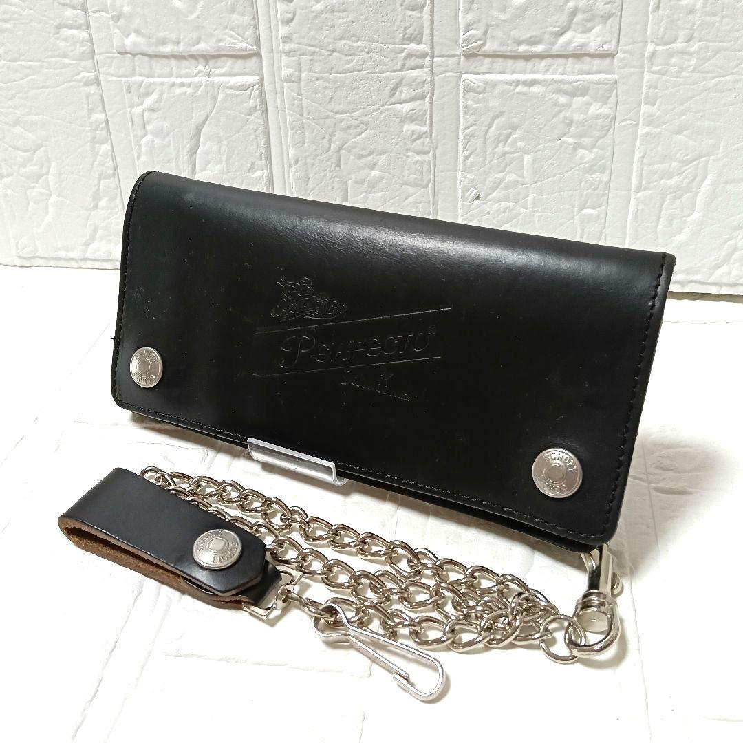 Schott 長財布 PERFECT WALLET HORWEEN 牛革 箱付