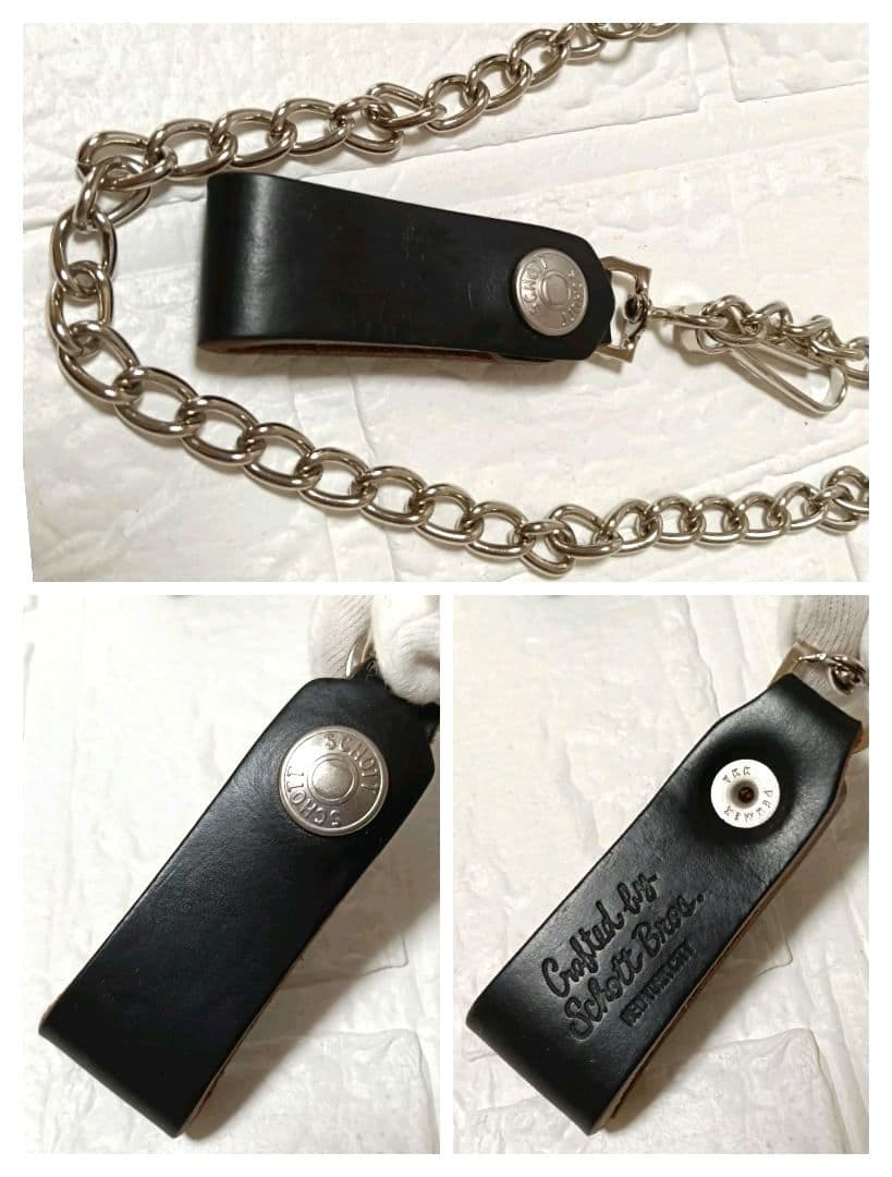 Schott 長財布 PERFECT WALLET HORWEEN 牛革 箱付