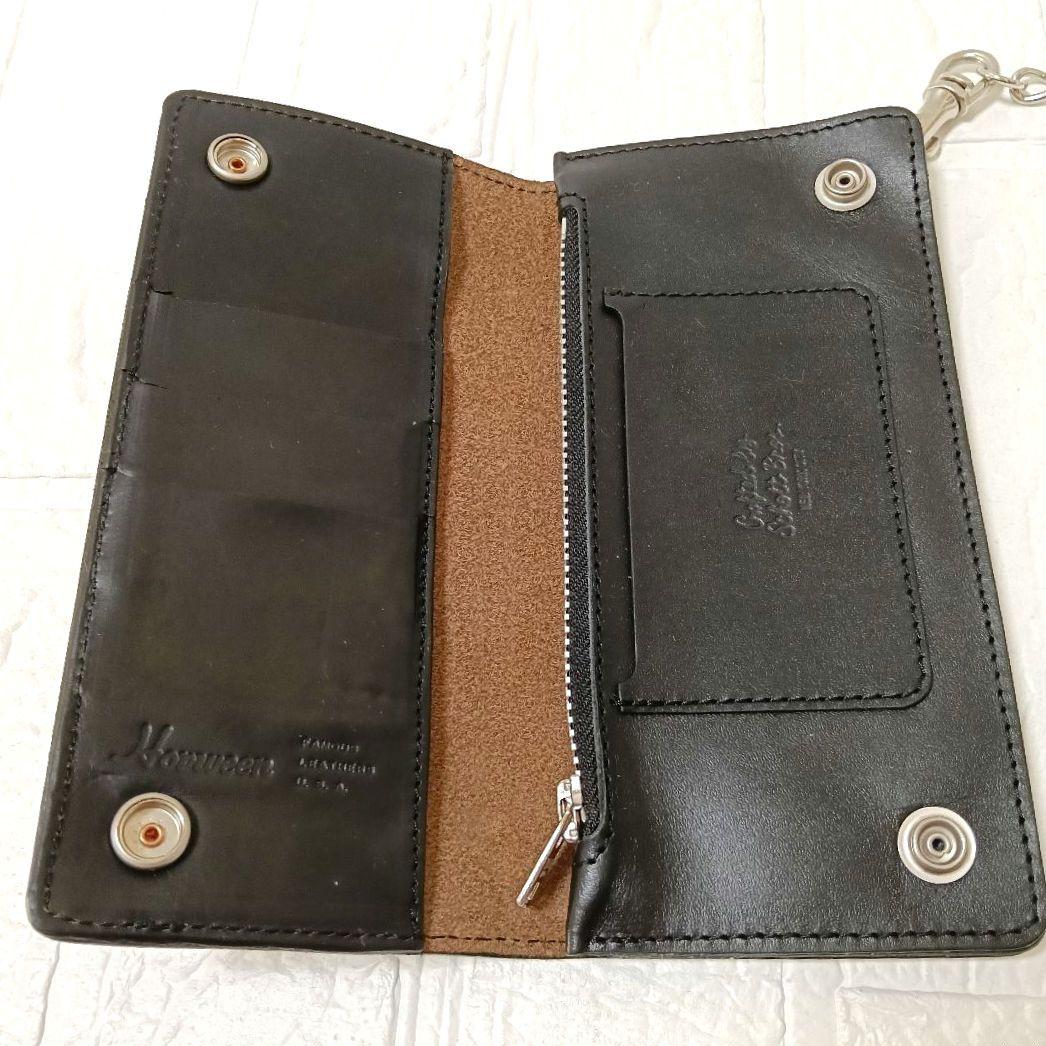 Schott 長財布 PERFECT WALLET HORWEEN 牛革 箱付