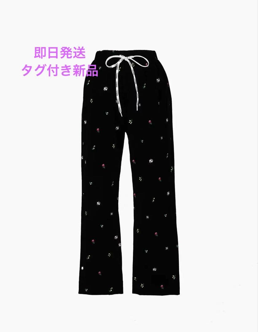 タグ付き新品 bibiy B. STARRY PANTS 刺繍 パンツ