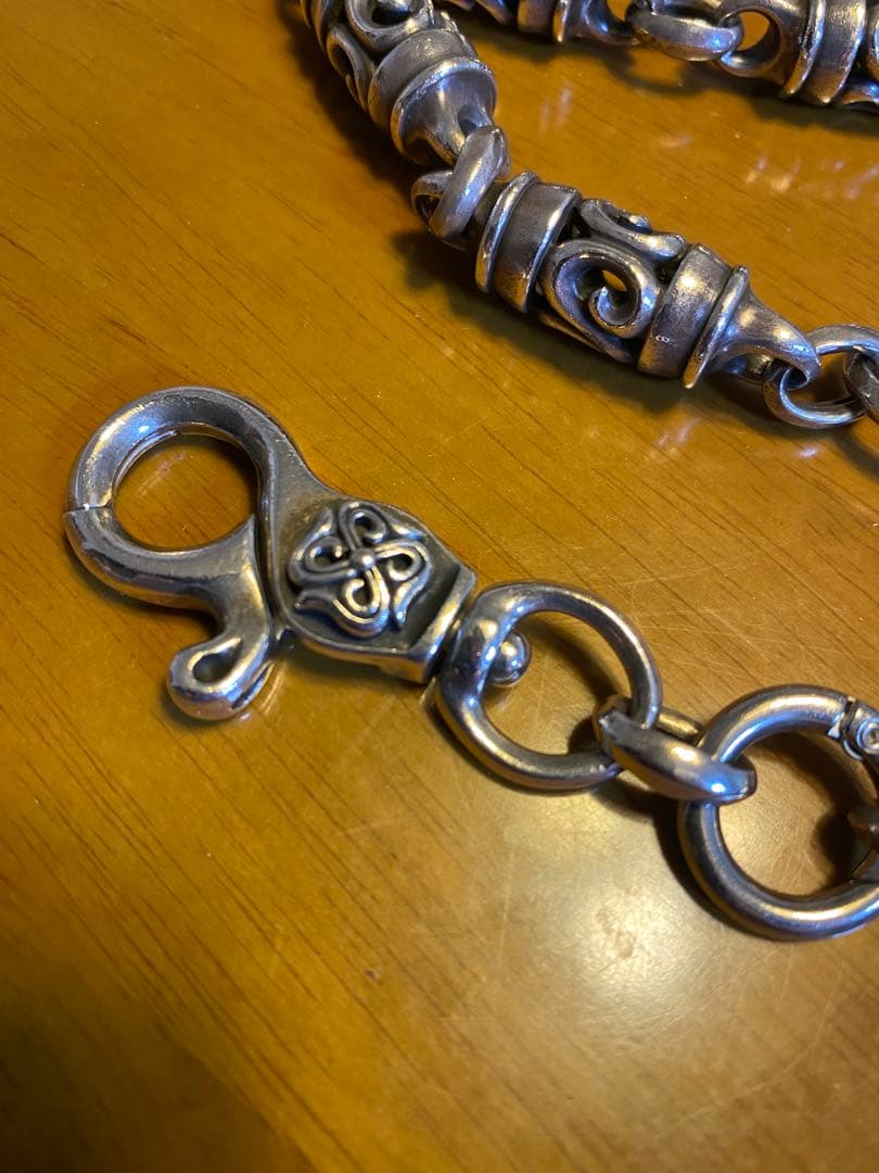 Shin's Sculptureショートシリンダーウォレットチェーン