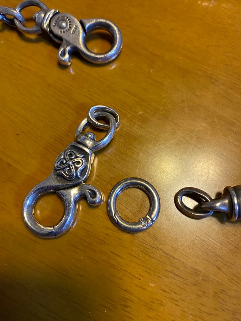 Shin's Sculptureショートシリンダーウォレットチェーン