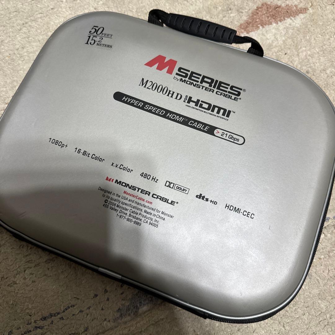 映像用ケーブル HDMI MONSTER CABLE M2000HD 50FEET(15.2m)