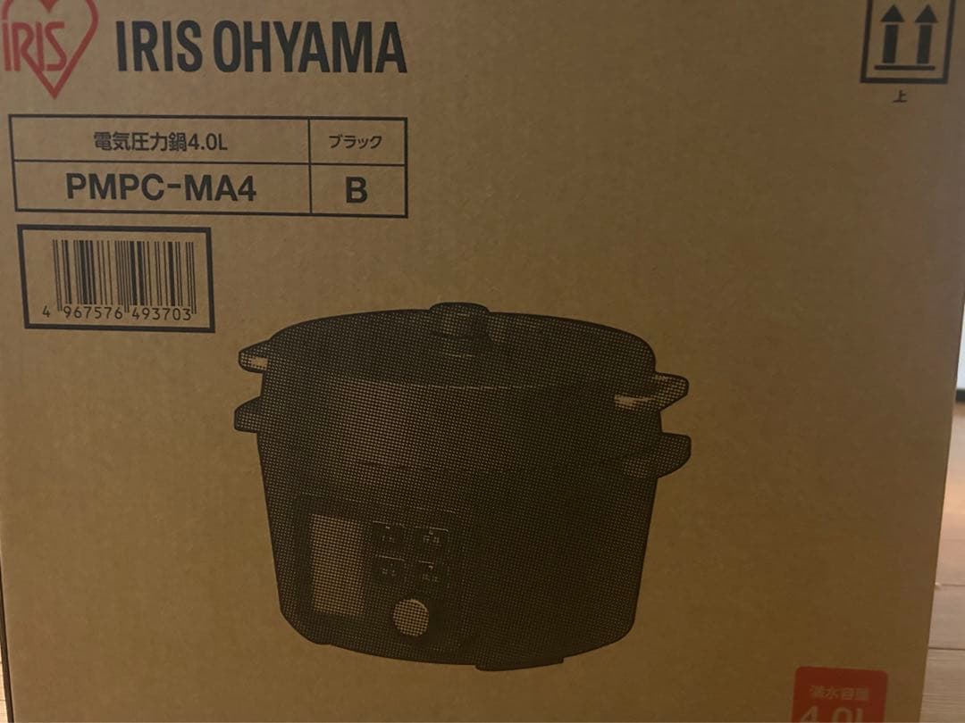 [電気圧力鍋 4.0L]新品未使用　PMPC-MA4-B ブラック