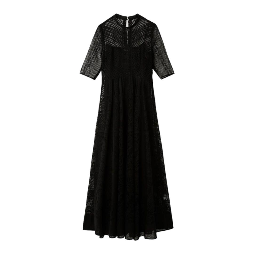 オーナメントラインパネルドレス