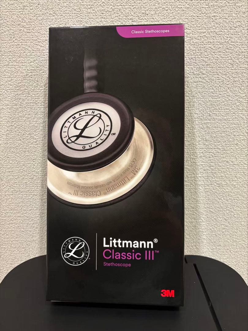 ⚪︎新品　Littmann Classic III 聴診器 ブラック 27インチ