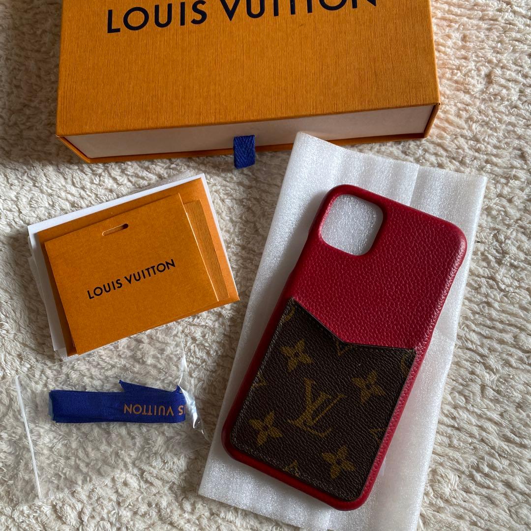 ルイヴィトン　バンパー　赤　iPhone 11Pro Max