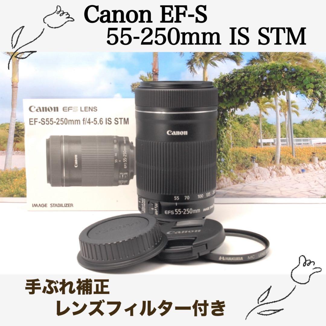 ✨美品✨Canon EF-S 55-250mm IS STM 人気 望遠レンズ