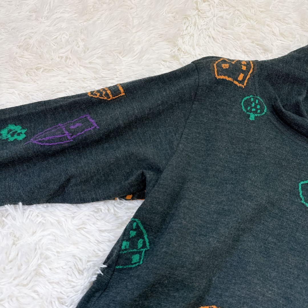 [美品✨2023] 慈雨 センソユニコ　ワンピース　変形　刺繍　ハイネック　40