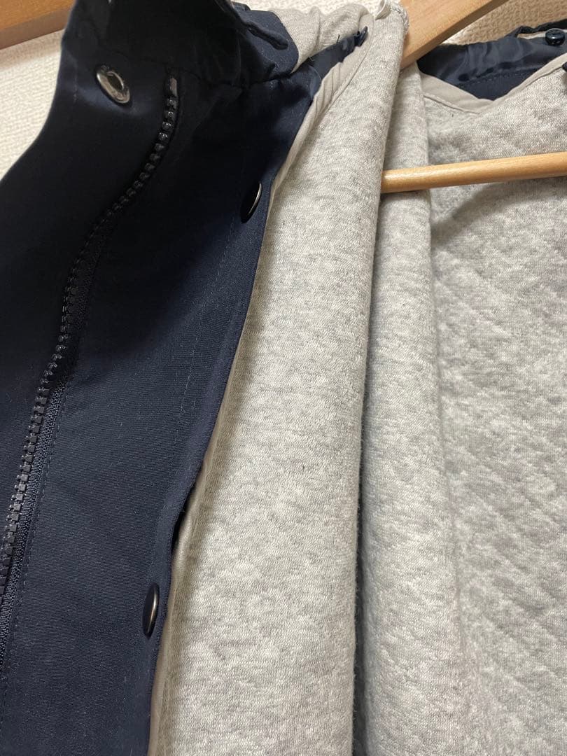 美品 Seraphine ミッドウェイトマタニティベビーコート ネイビー