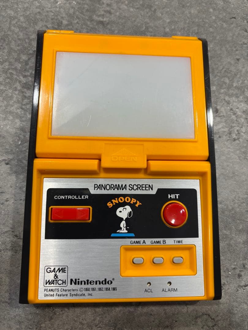 希少　ゲーム&ウォッチ スヌーピー パノラマスクリーン