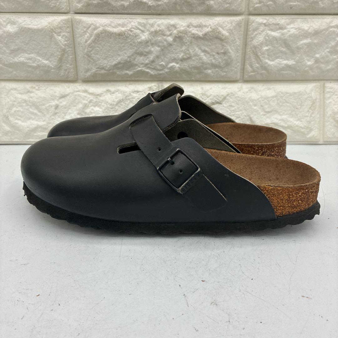 【良品】ビルケンシュトック ボストン サボサンダル 23cm ブラック ナロー幅