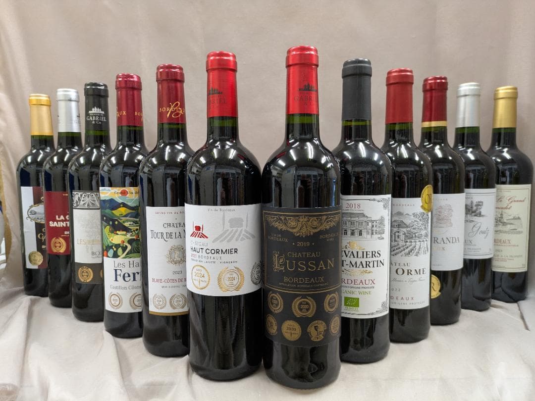 ボルドー金賞 AO格付　赤セレクション 12本セット 750ml　ｖ3