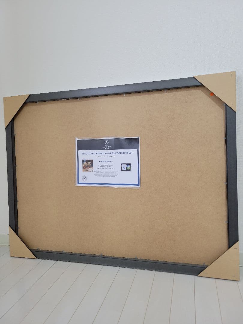 レアル マドリード ベンゼマ サイン ユニフォーム 額縁 CL 正規 ICONS