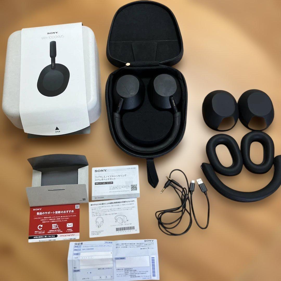 take ソニー ワイヤレスヘッドホン WH-1000XM5 ブラック