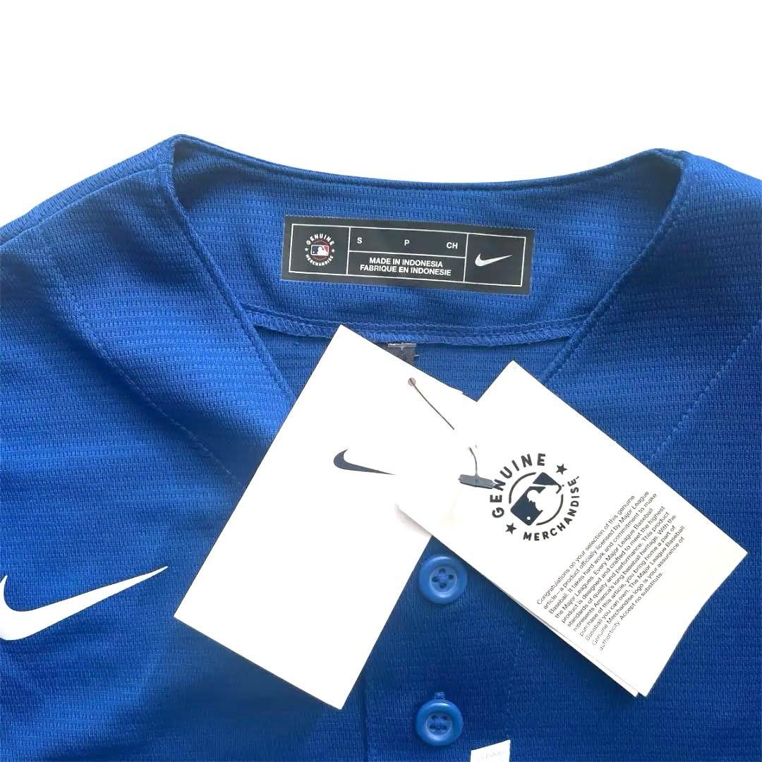 公式ライセンス品 MLB ドジャース 大谷 ユニフォーム 背番号 ブルー S