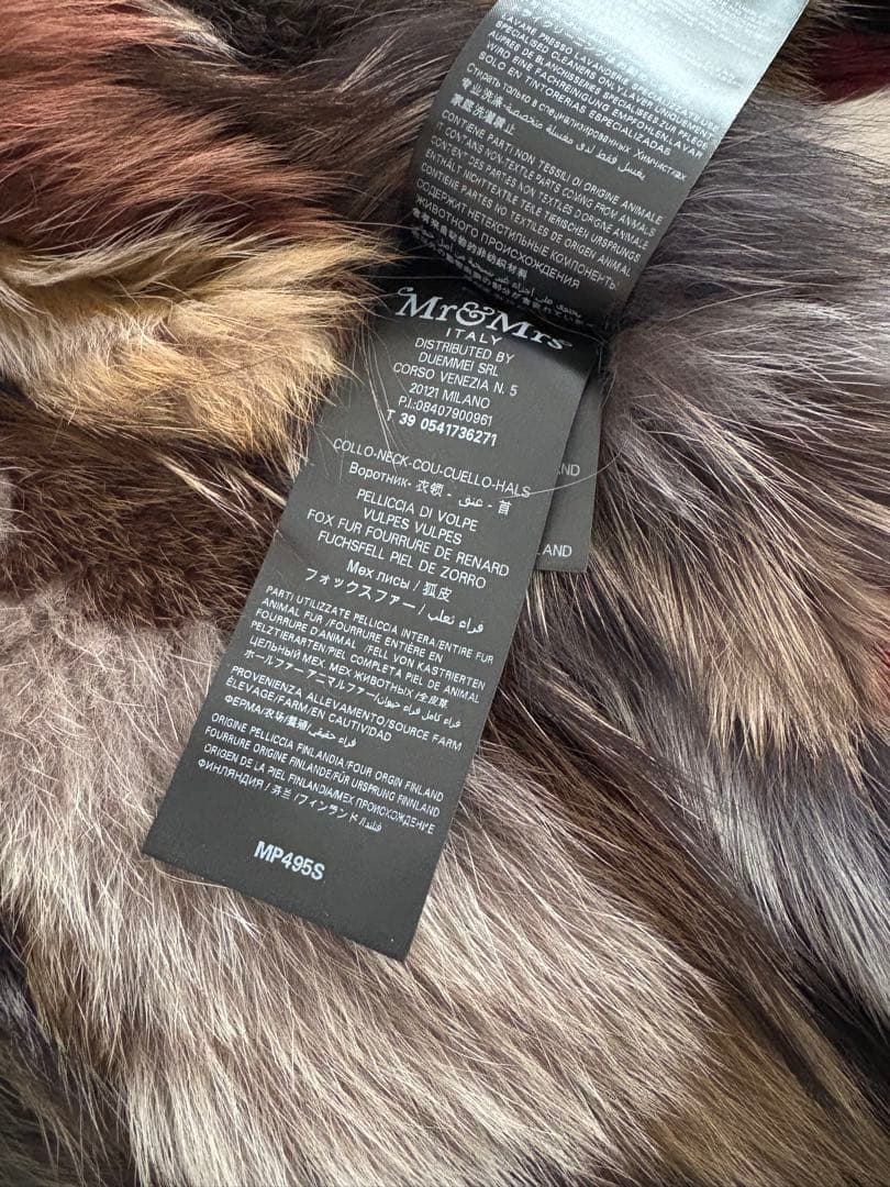 フォックスファー　モッズコート