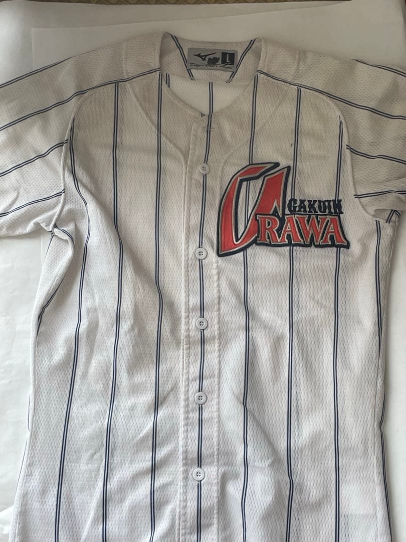 浦和学院縦縞ユニホーム上