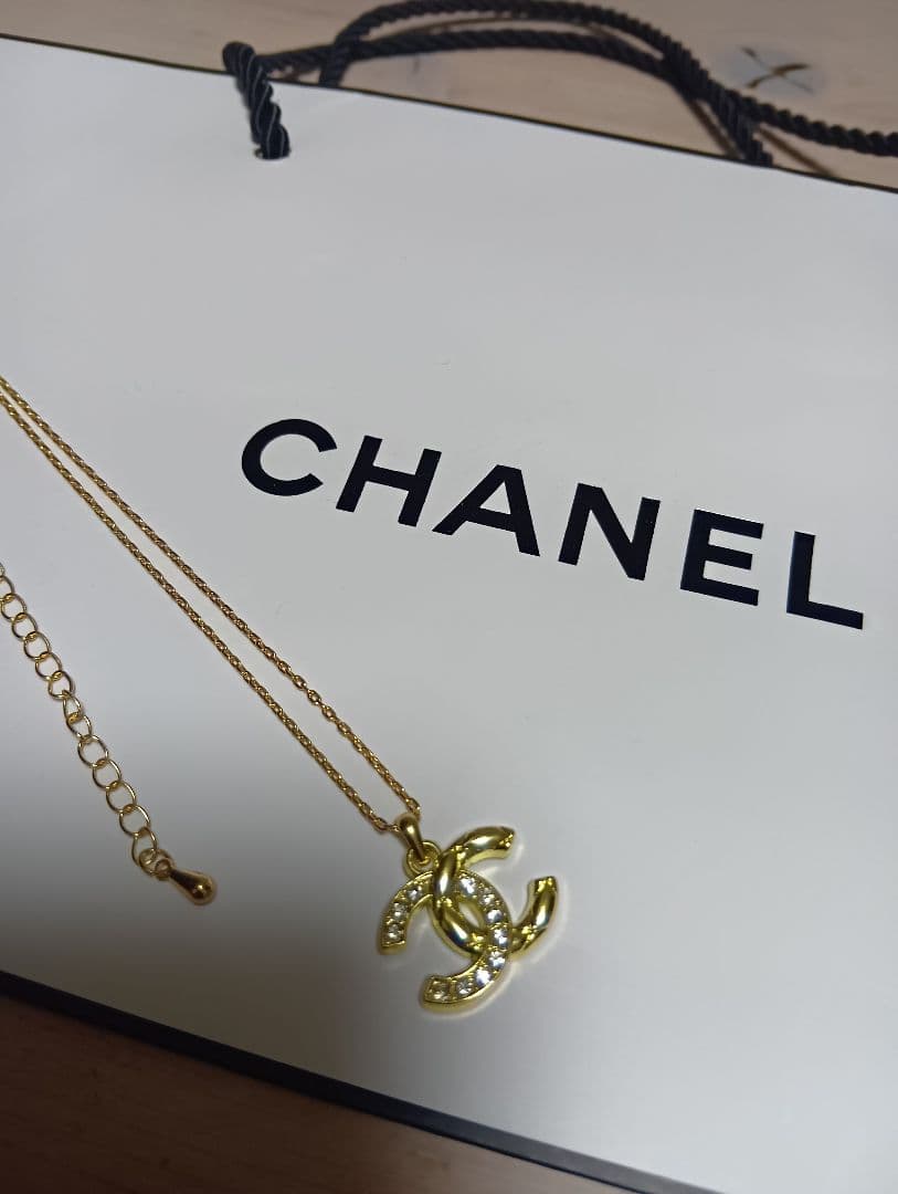 CHANELシャネル★ゴールドネックレス★アンティーク ヴィンテージ ノベルティ