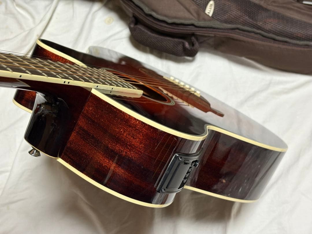 電*）様 James エレアコ　JE40WB ソフトケース付き　良品1907-0