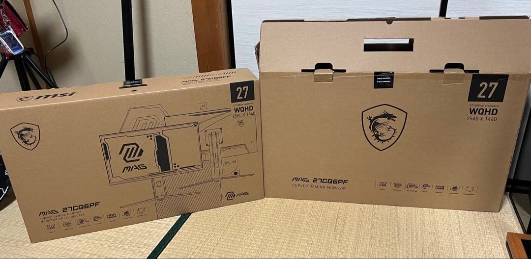 MSI 27インチ湾曲ゲーミング モニター [ほぼ未使用]