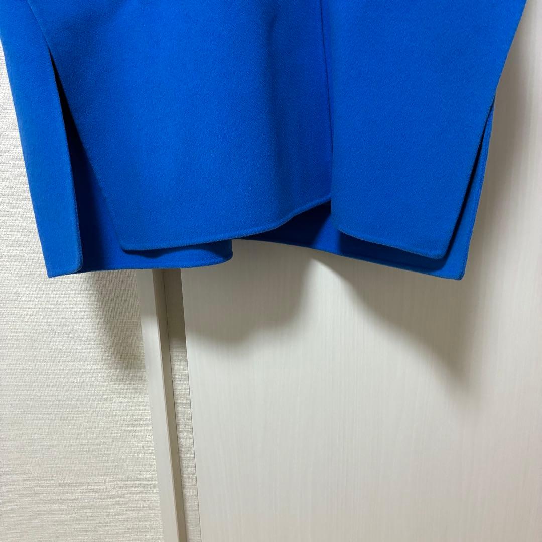 ルシェルブルー Hooded Over Coat 青