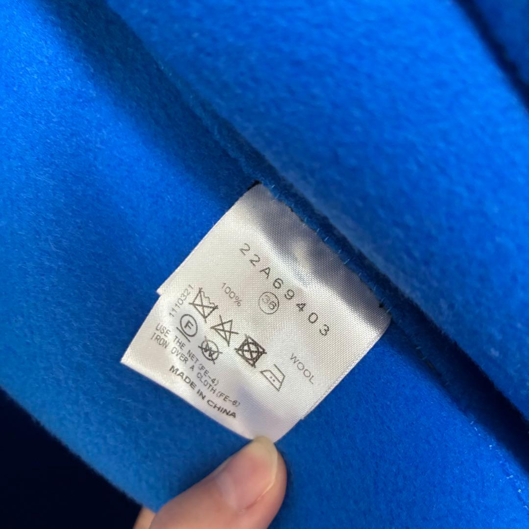 ルシェルブルー Hooded Over Coat 青