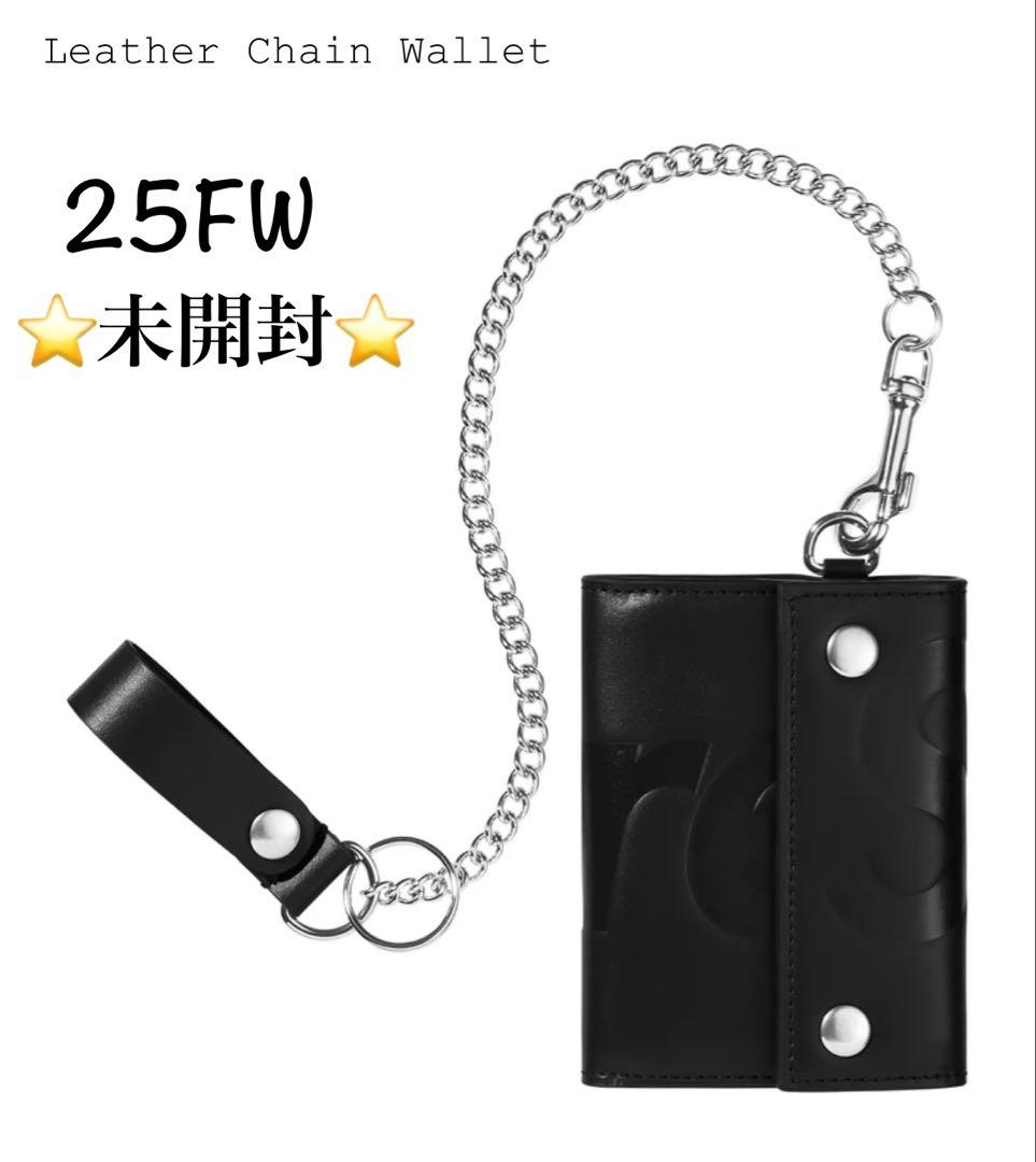 小物 Supreme Leather Chain Wallet black