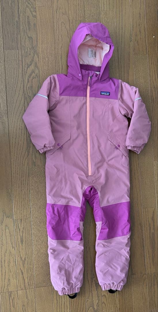 美品⭐︎patagonia スノーウェア オールインワン ツナギ ピンク 5T