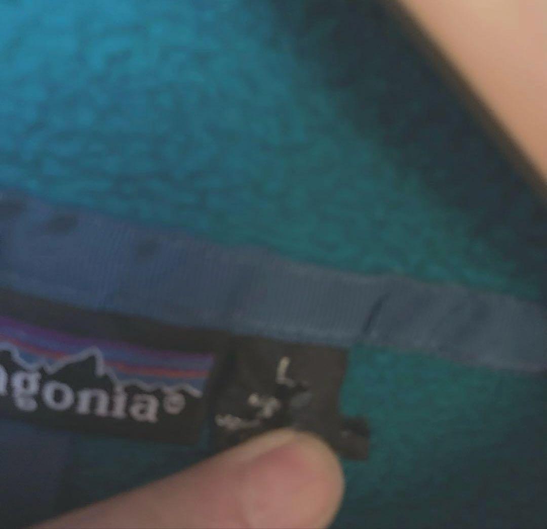 90s Patagonia シンチラスナップT フリース キムタク Ｒマーク