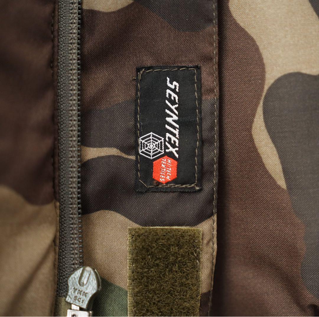 【美品】90s フランス軍　CCEカモ 裏ボア・ナイロンジャケット