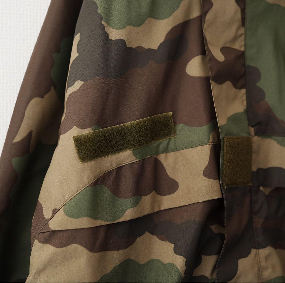 【美品】90s フランス軍　CCEカモ 裏ボア・ナイロンジャケット
