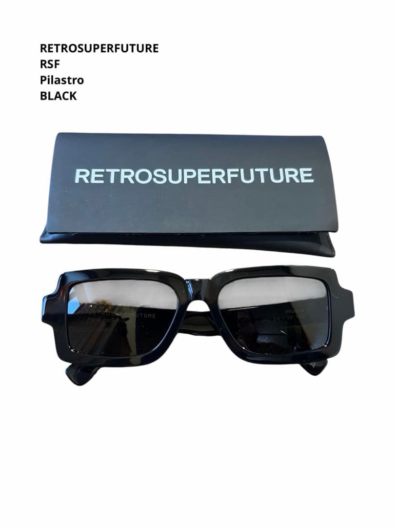RETROSUPERFUTURE RSF Pilastro ブラック サングラス