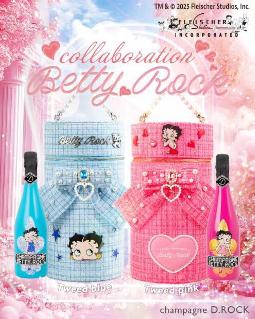 D.ROCK×Betty Boop コラボシャンパン TWEED ツイード