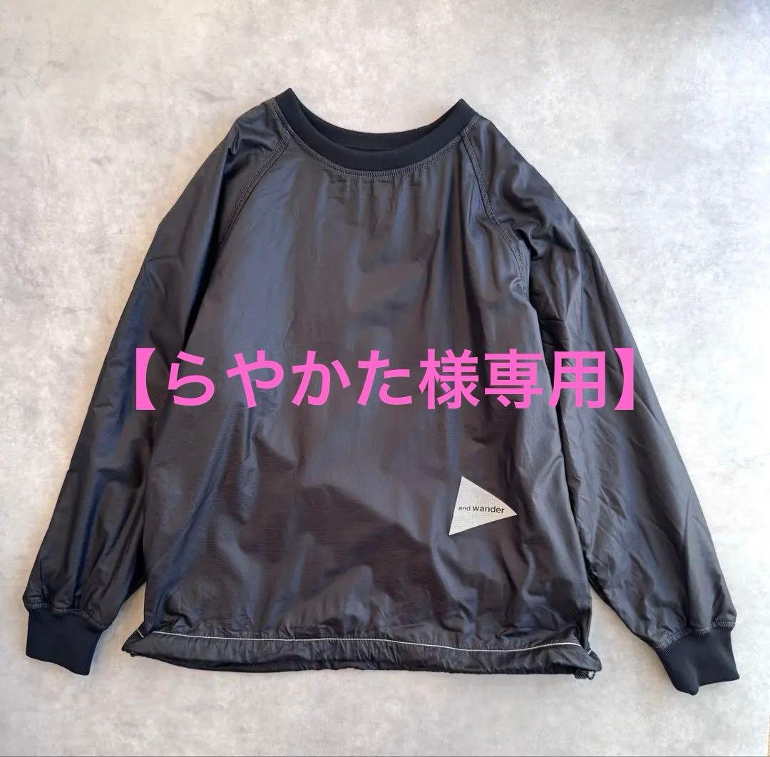 【試着のみ/美品】and wonder covered rip pullover
