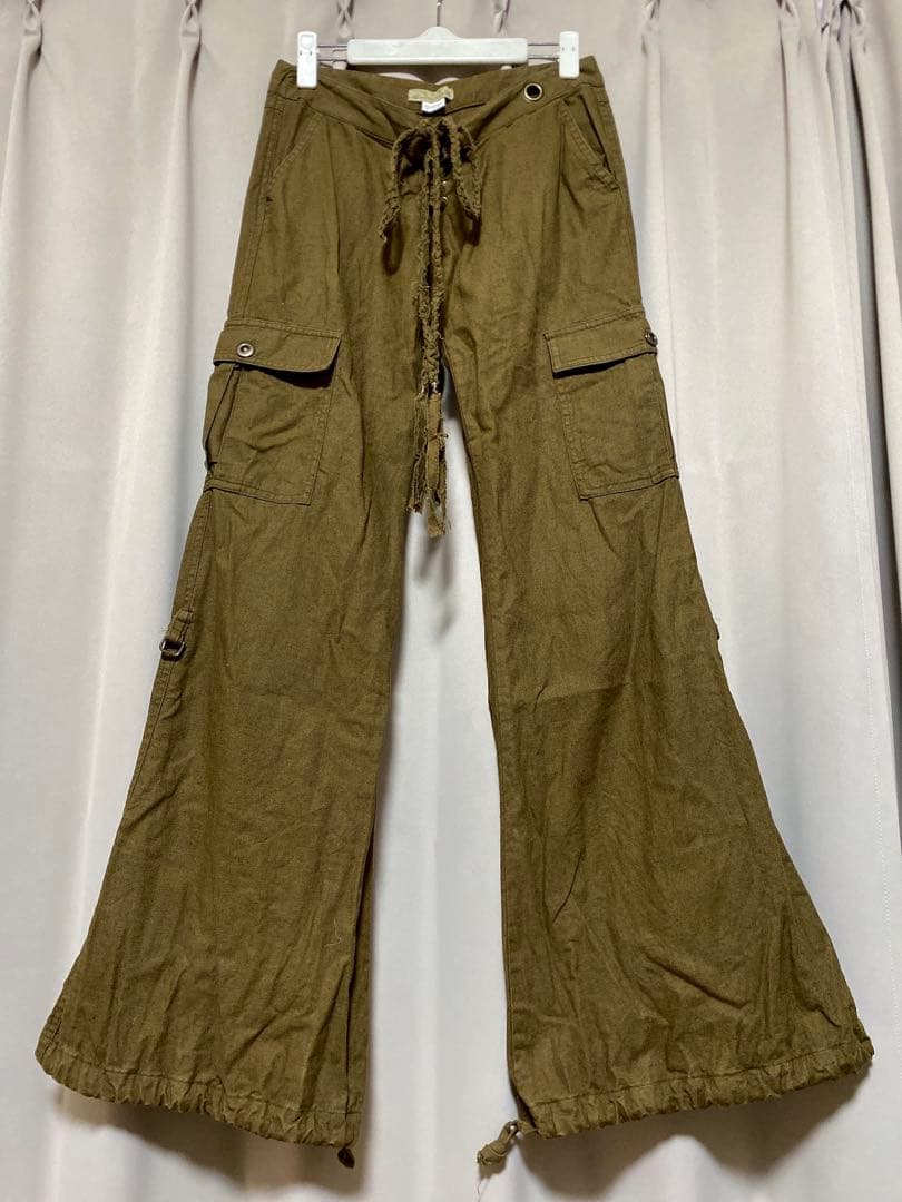 希少 ゴア goa カーキ カーゴパンツ y2k