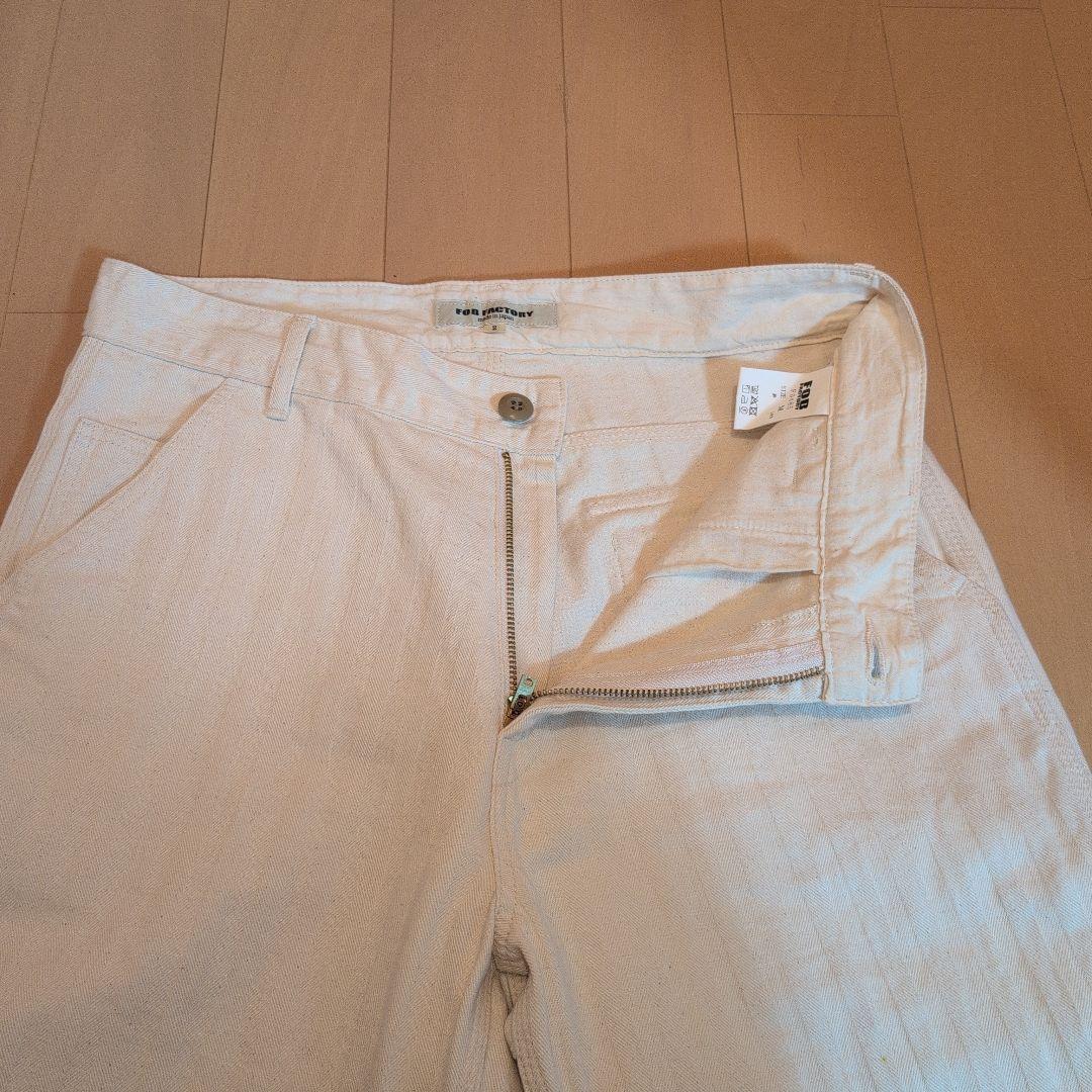 FOB F0485ヘリンボーンペインターパンツ　サイズ2美品フルレングス