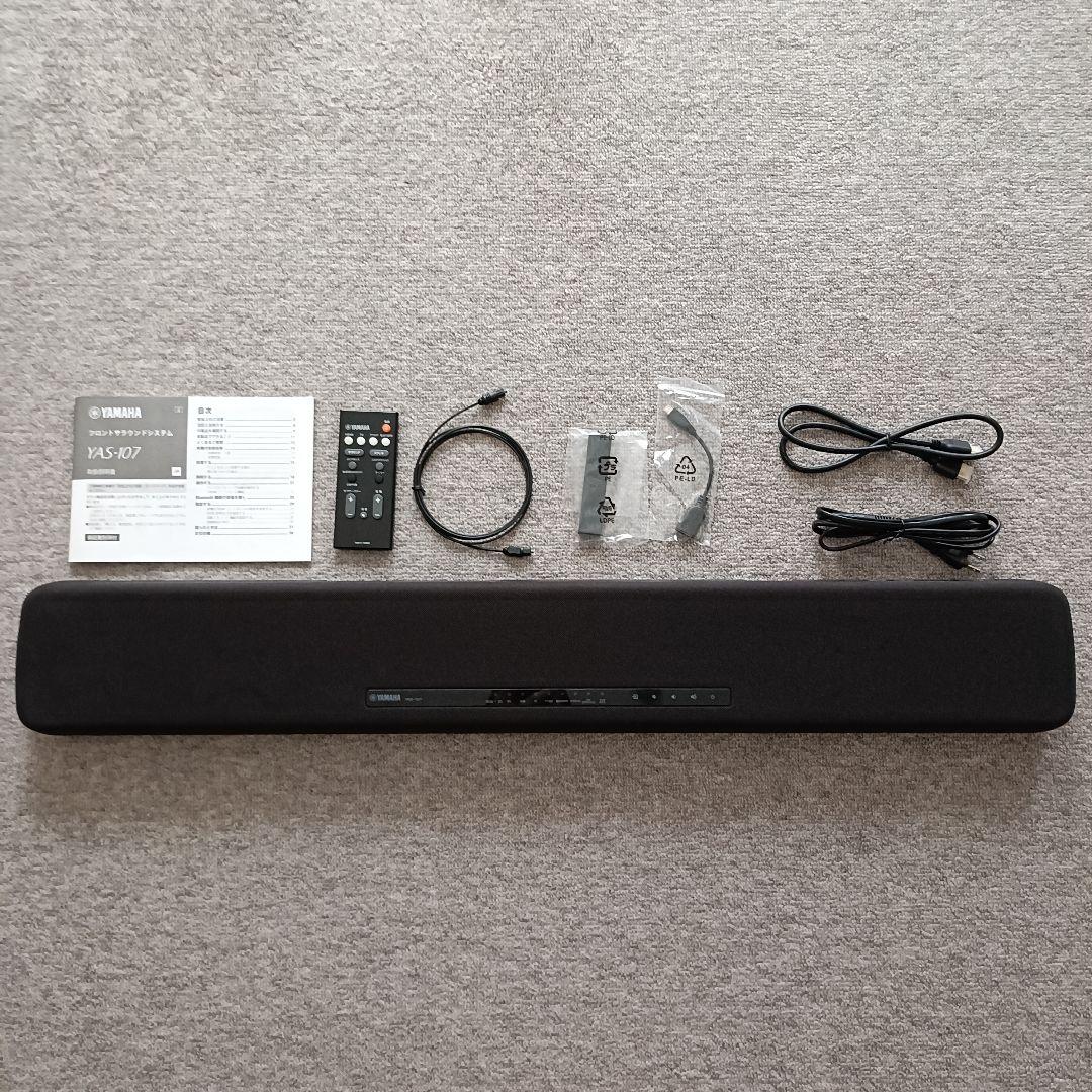 YAMAHA YAS-107 サウンドバー HDMIケーブル付！