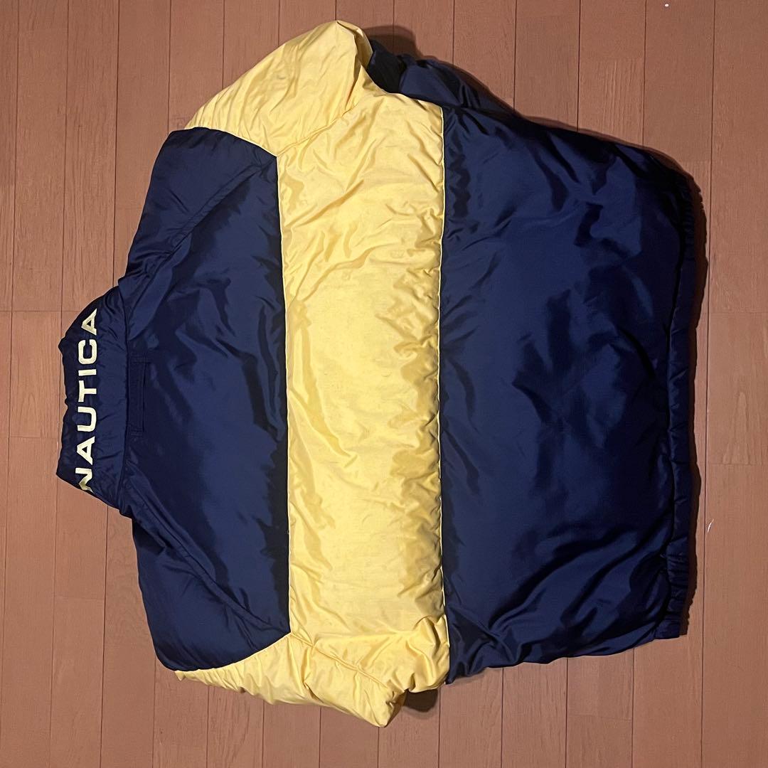 h*o様 【両A面】90s NAUTICA リバーシブル ダウンジャケット