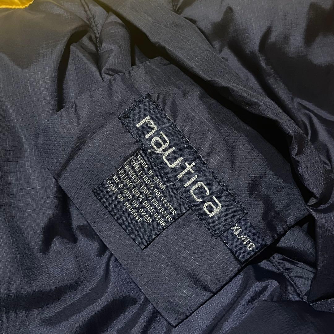h*o様 【両A面】90s NAUTICA リバーシブル ダウンジャケット