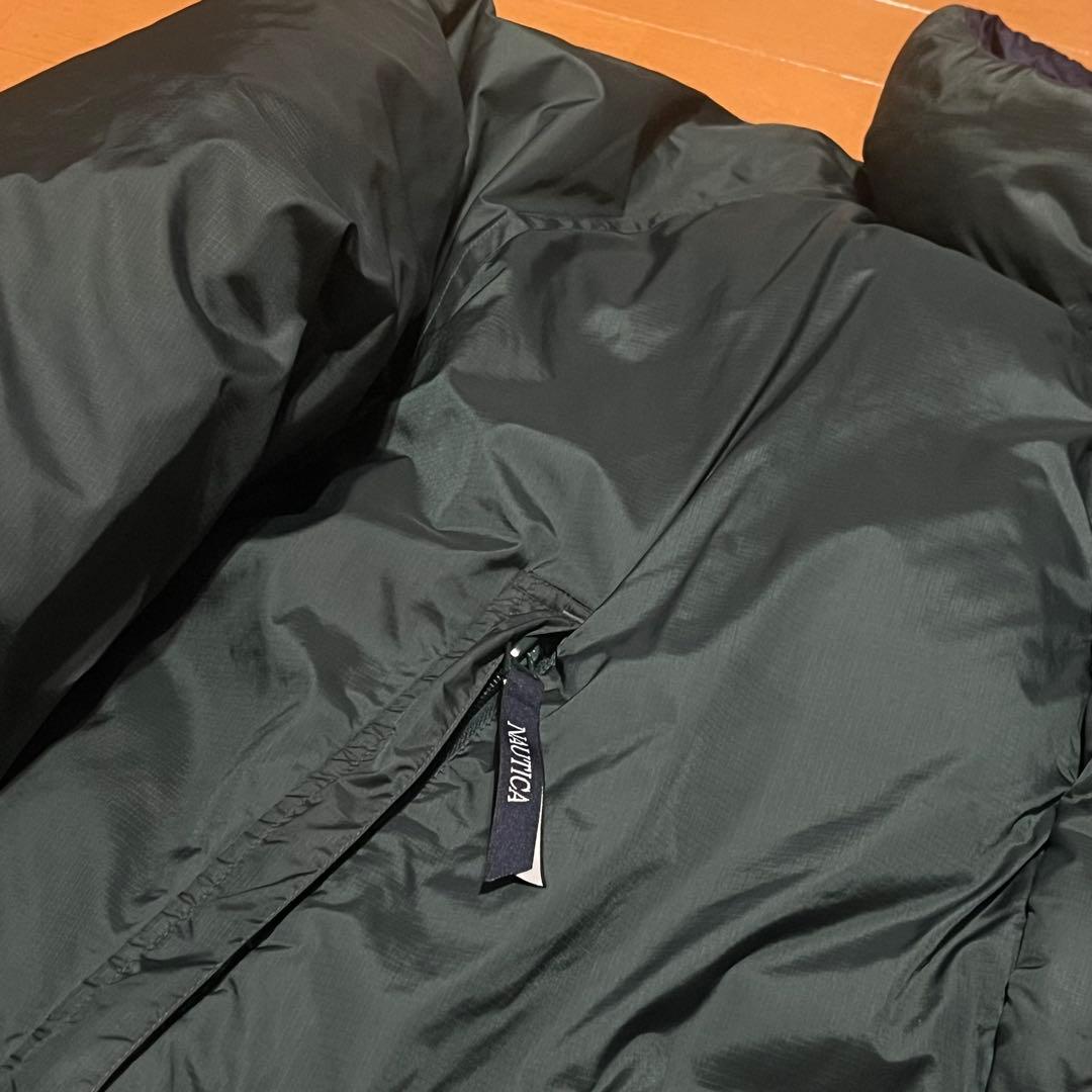 h*o様 【両A面】90s NAUTICA リバーシブル ダウンジャケット
