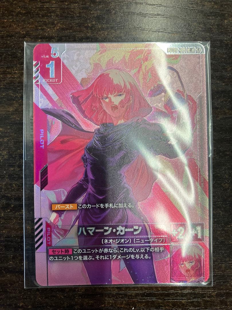 MAHIRU0504専用 ハマーン　ニュータイプチャレンジ ガンダムカード