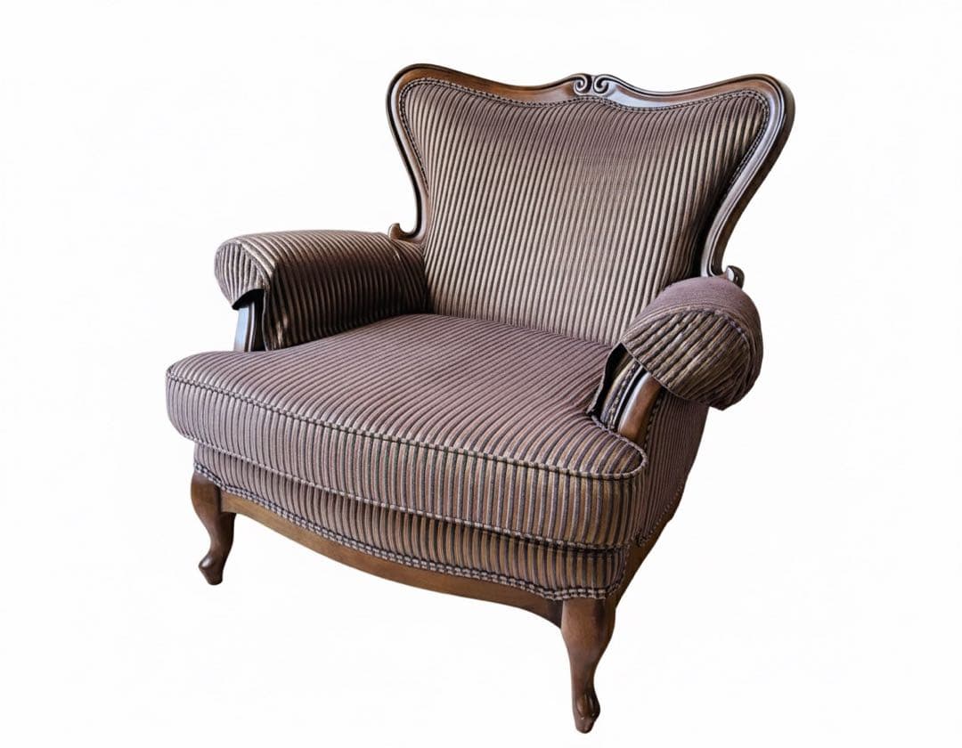 マルニ木工/マキシマム/アンドリュー/アームカバー付き/1人掛けソファ/猫脚②